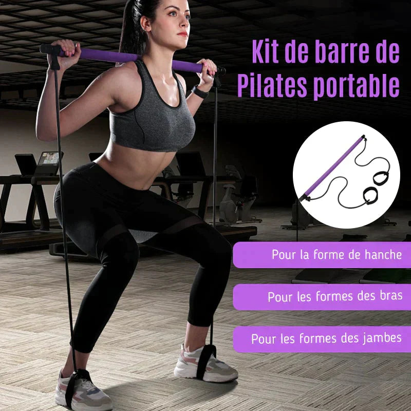 2BARRE DE PILATES PORTABLE