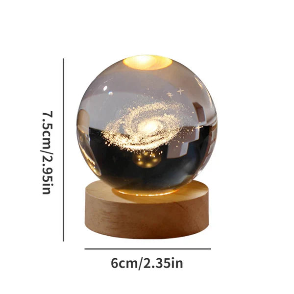 cristal galaxie ball 3D